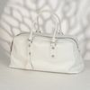 Túi du lịch Bally Switzerland Duffle White Calfskin Size 47