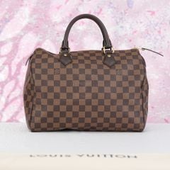 Túi du lịch Louis Vuitton Speedy Bandoulière Damier Ebene size 30