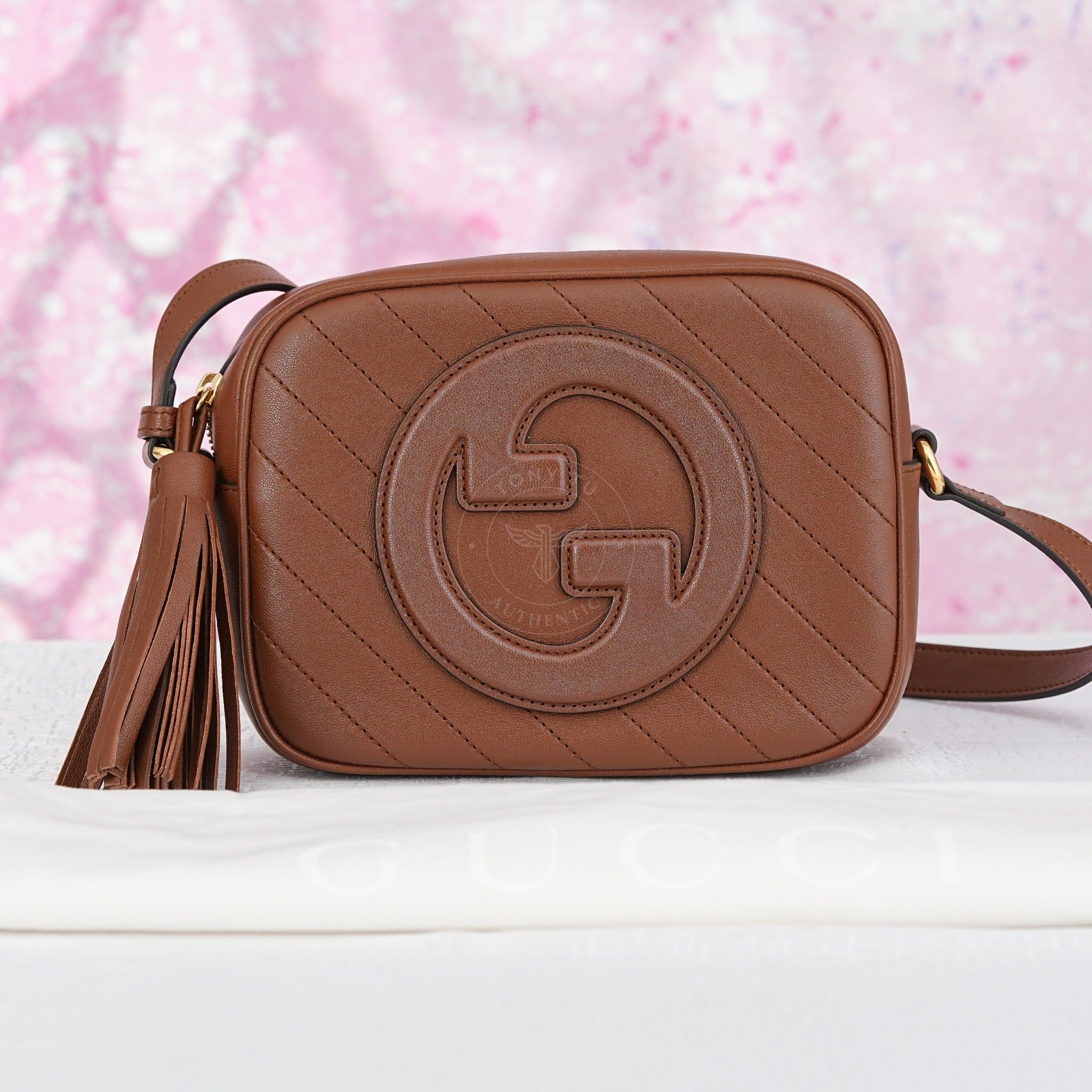 Túi Gucci Soho Disco Cowhide in Brown