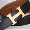 Thắt lưng Hermès H Striee Reversible Togo/Boxcalf size 100