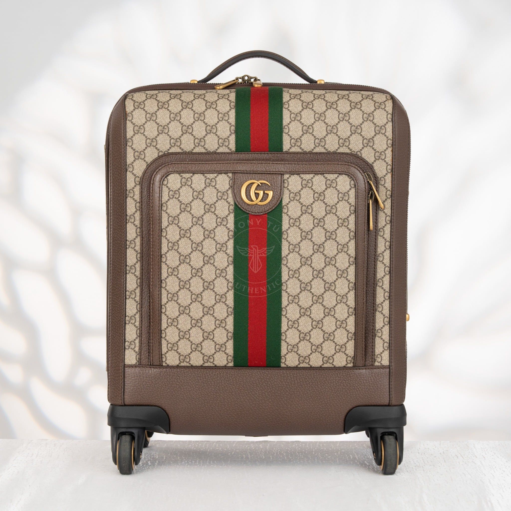 Vali Gucci Savoy Small Trolley GG Supreme Canvas Size 45