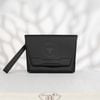 Clutch Hermès Novapolis Swift Black Noir size 24
