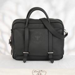 Cặp tài liệu/ Túi du lịch Hermès Steve Togo Black Noir size 34