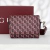 Túi đeo Gucci GG Super Mini Shadow Monogram Rosso Ancora (unisex) size 17