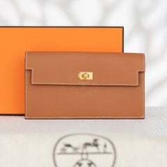 Ví dài Hermès Kelly Pocket Gold Epsom size 19