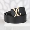 Thắt lưng Louis Vuitton Initiales Reversible Taurillon/Boxcalf (Đen) size 85