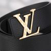 Thắt lưng Louis Vuitton Initiales Reversible Taurillon/Boxcalf (Đen) size 85
