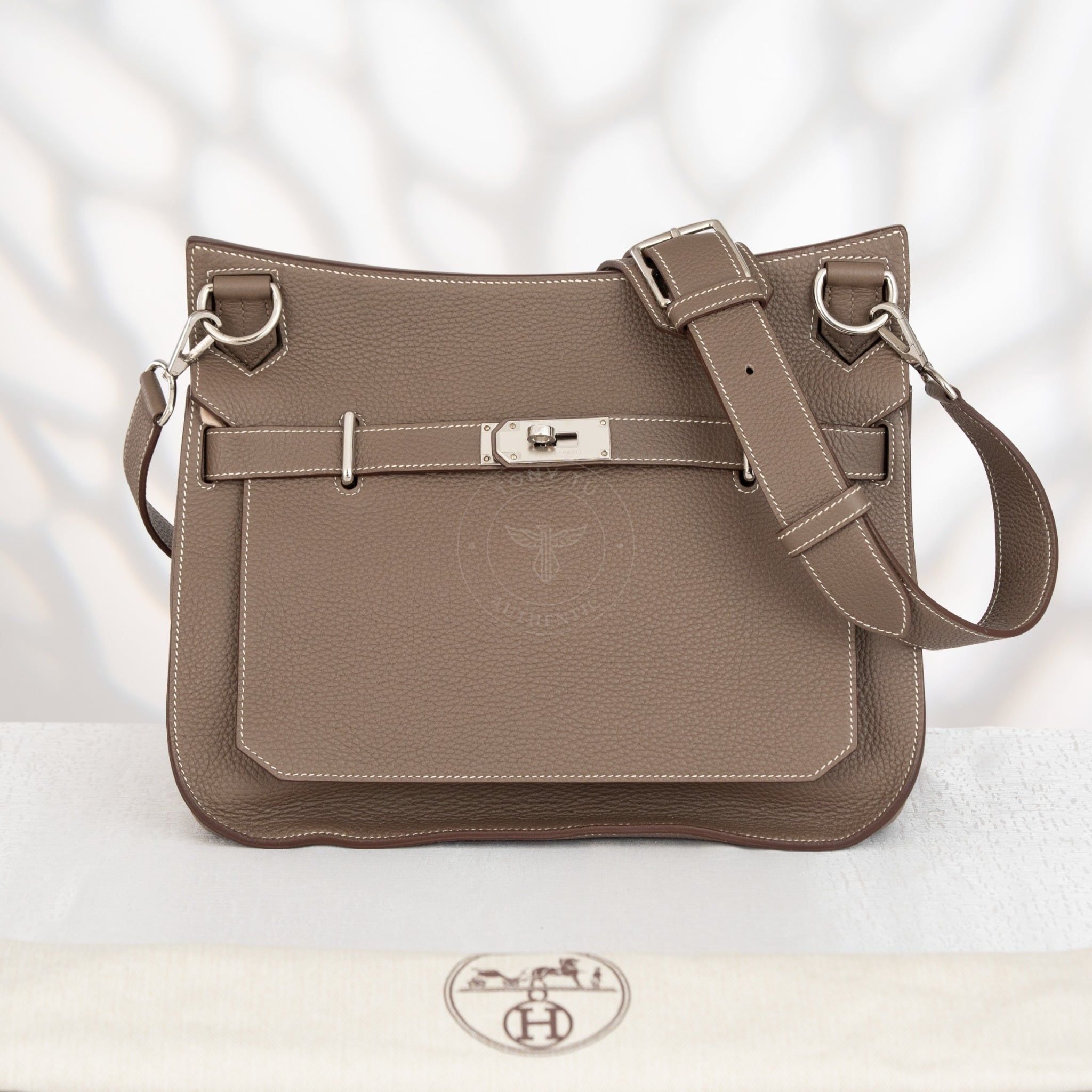 Túi đeo Hermès Jypsière 31 Etoupe Togo size 31