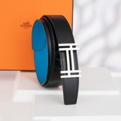 Hermès H au Carré Reversible Belt Box Calf/Togo size 95