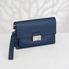 Clutch Louis Vuitton Thames Ostrich Leather in Blue size 24