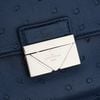 Clutch Louis Vuitton Thames Ostrich Leather in Blue size 24