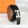 Thắt lưng Hermès H Toureg Silver Reversible Boxcalf/Togo (Đen/Nâu Gold) Size 95