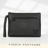 Clutch/ Pouch Louis Vuitton Takeoff Aerogram (Đen)