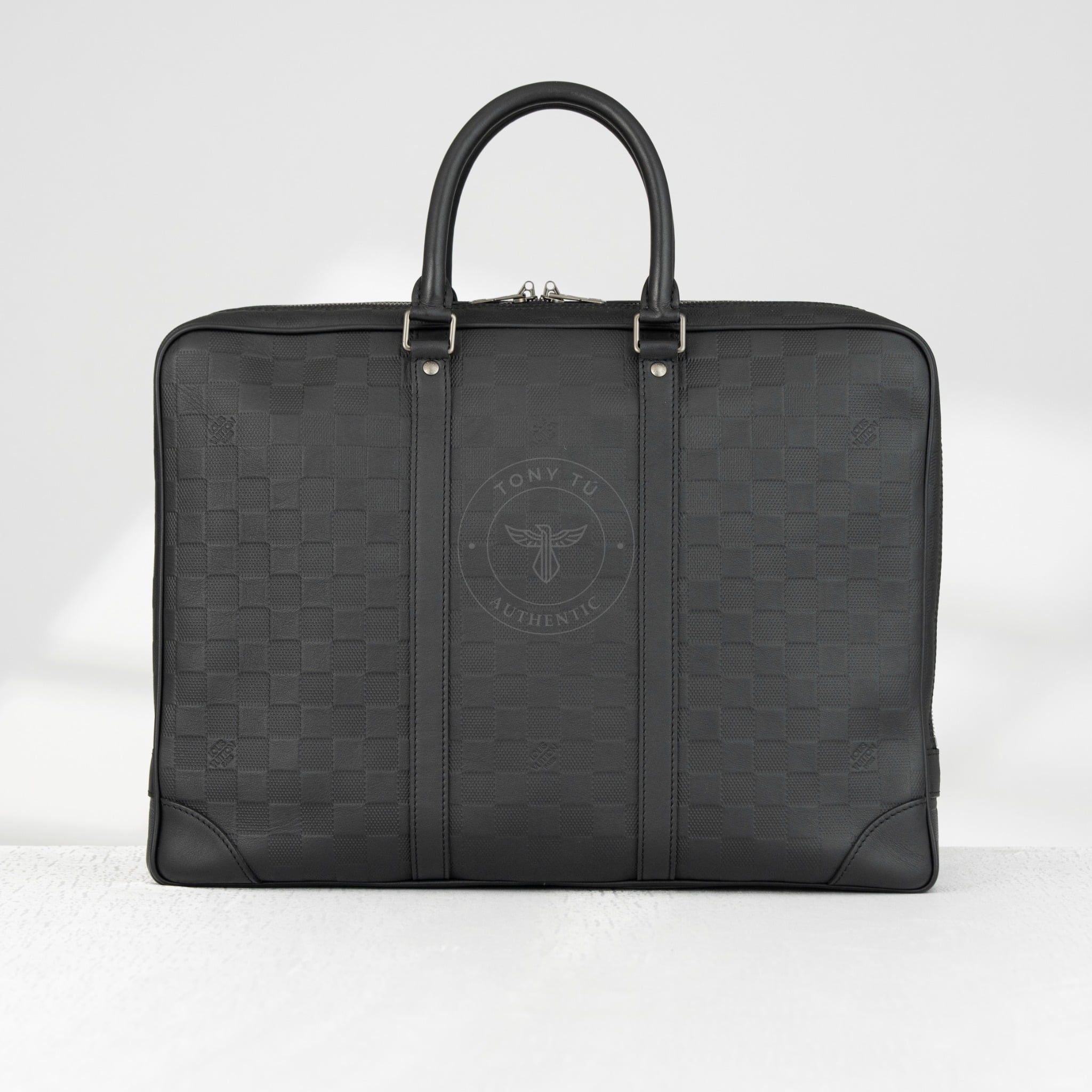 Cặp tài liệu Louis Vuitton Porte-Documents Voyage Damier Infini (Đen) size 40
