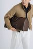 Túi du lịch Louis Vuitton Keepall Bandoulière Epi Brown size 45 (Nâu)