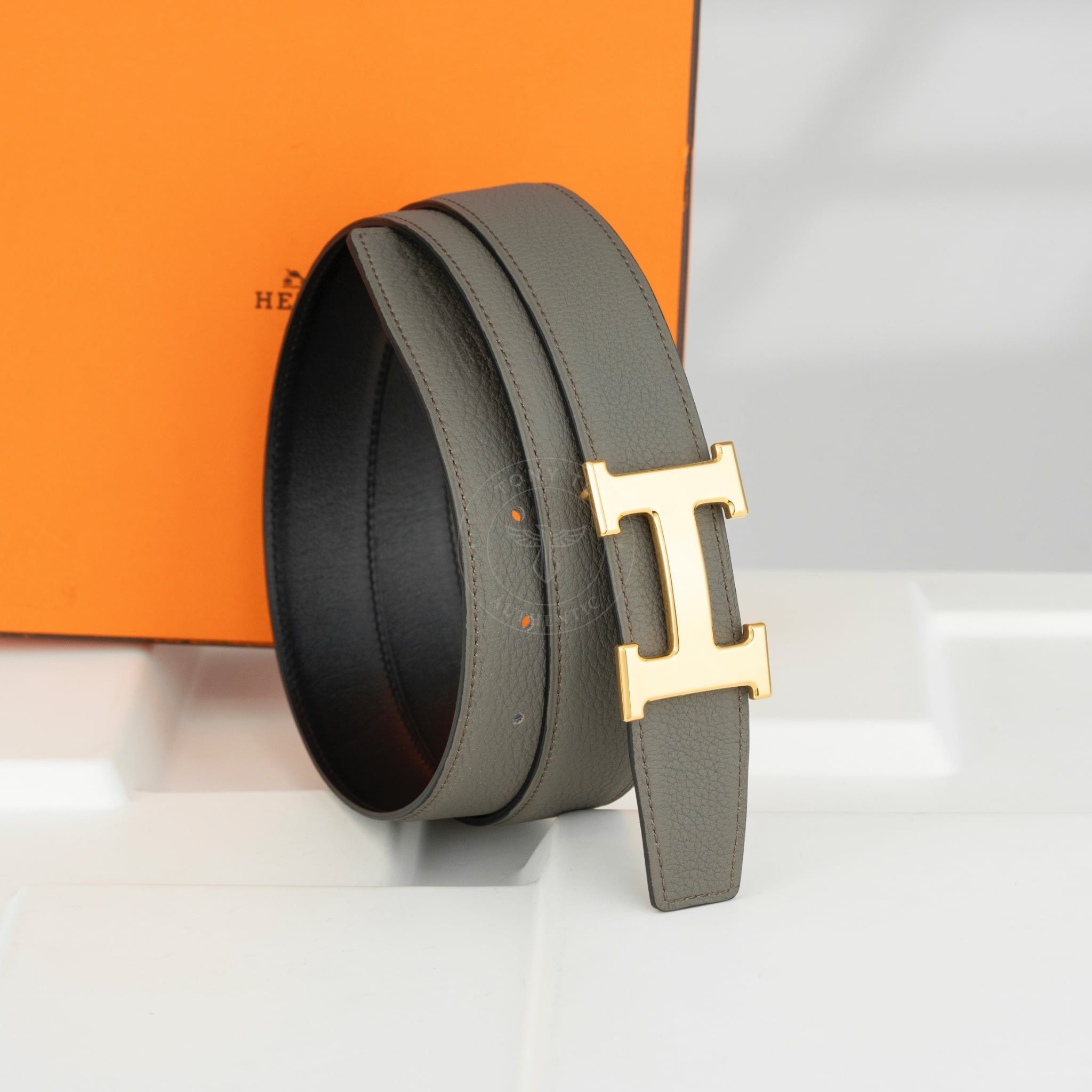 Thắt lưng Hermès H Classic Buckle Reversible Boxcalf/Togo size 100