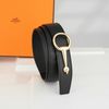 Thắt lưng Hermès Casaque Reversible Swift/Togo size 95 (all black)