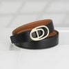 Thắt lưng Hermès Ovale Buckle Reversible Boxcalf/Togo (Đen/Nâu Gold) size 95