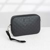 Clutch Gucci Wristlet Guccissima Leather Black