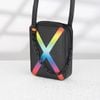 Túi đeo Louis Vuitton Virgil Abloh Rainbow Danube Messenger Black Taiga size 17