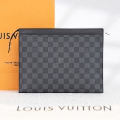 Clutch Louis Vuitton Pochette Voyage MM Damier Graphite size 27