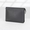 Clutch Louis Vuitton Pochette Voyage MM Noir Taiga (Đen) size 27