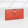 Ví Hermès Béarn Alligator Orange
