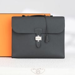Cặp tài liệu Hermès Sac à Dépêches Light Noir Togo size 37