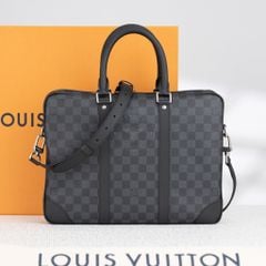 Cặp tài liệu Louis Vuitton Voyage NM Damier Graphite (New SS, Code chip) size 36.5
