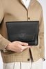 Clutch Hermès Novapolis Swift Black Noir size 24