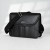 Túi đeo Gucci Interlocking Messenger Goatskin in Black size 32