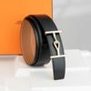 Thắt lưng Hermès H Jumbo Reversible Boxcalf/Togo (Đen/Nâu) size 105