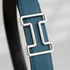 Thắt lưng Hermès Tonight Reversible Boxcalf/Togo (Đen/Xanh) size 90