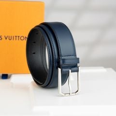Thắt lưng Louis Vuitton Pin Heritage Navy Calfskin size 100