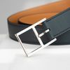 Thắt lưng Hermès Quentin Reversible Swift / Togo size 95 (Đen/Nâu Gold)