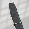 Thắt lưng Hermès H Touareg Silber Reversible Box Calf/Togo (Đen) size 105
