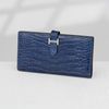 Ví Hermès Béarn Alligator Bleu Electrique size 17