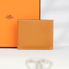 Ví Hermès Sellier Brown Gold Evercolor