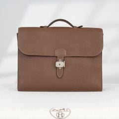 Cặp tài liệu Hermes Sac à Dépêches Togo Rouge H size 39