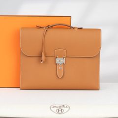 Cặp tài liệu Hermès Sac à Dépêches Light Gold Epsom Size 37