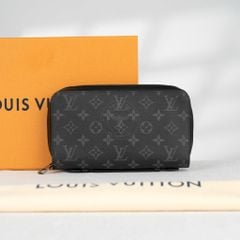 Clutch Louis Vuitton Monogram Eclipse Zippy XL size 21