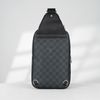 Túi đeo Louis Vuitton Avenue Slingbag Damier Graphite Size 30 (New SS, Code chip)
