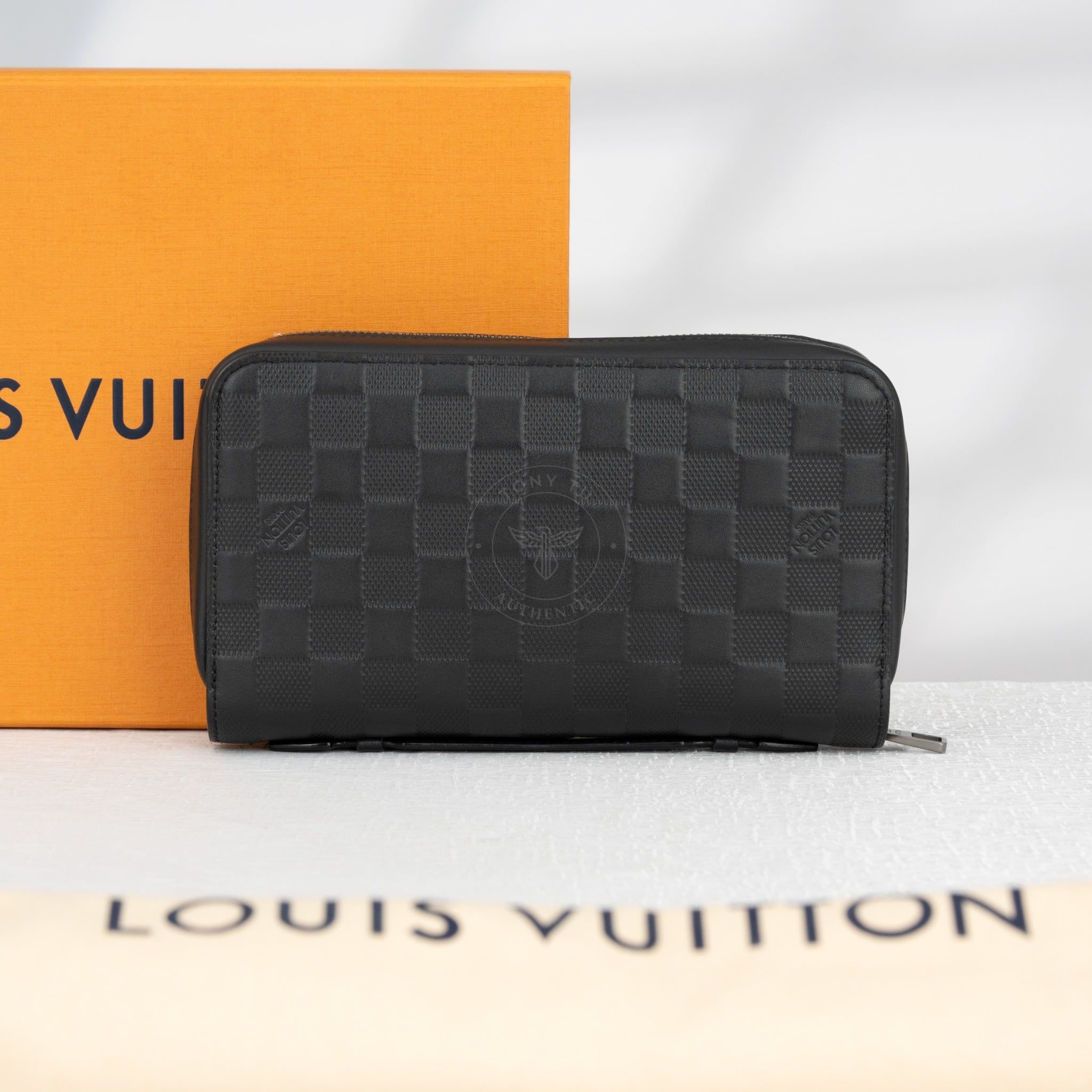 Clutch / Ví Zippy XL Louis Vuitton Damier Infini size 22