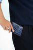 Ví Hermès Béarn Alligator Bleu Electrique size 17