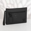 Clutch/ Pouch Louis Vuitton Takeoff Aerogram (Đen) size 30