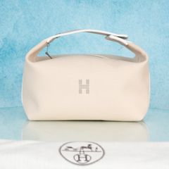 Túi Hermes Bride-a-Brac Cream Canvas Size MM, 25cm