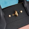 Túi đeo Louis Vuitton City Steamer (Đen/Hồng) Size 26