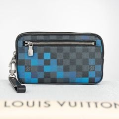 Clutch Louis Vuitton Mini Alpha Messenger Blue Pixel (Limited) size 22