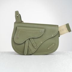 Túi đeo Christian Dior Homme Saddle (Xanh lá) size 23