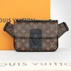 Túi Louis Vuitton S-Lock Sling Monogram Ebene size 21 (NEW-SS)
